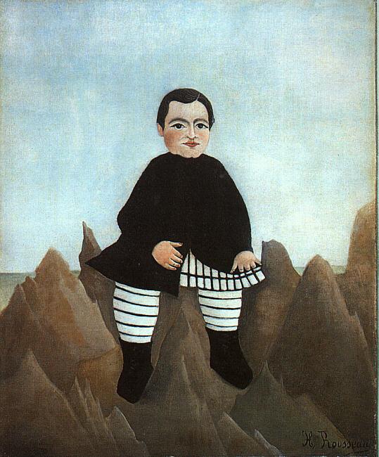 Henri Rousseau Boy on the Rocks Germany oil painting art